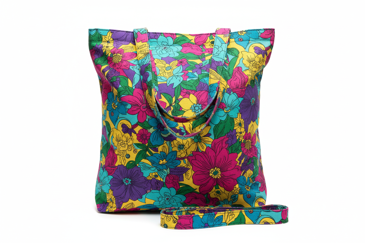 Floral Printed Tote Bag